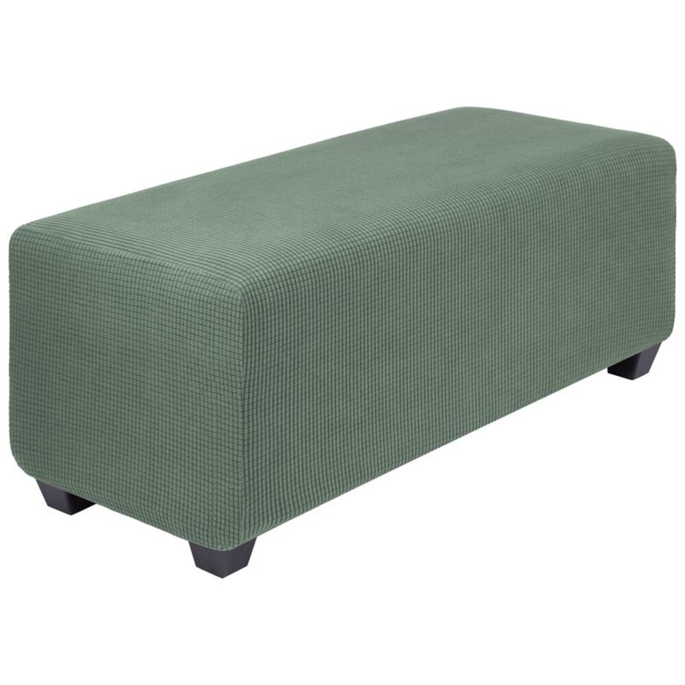 Ottoman Cover with Elastic Bottom Slipcover Large Asparagus